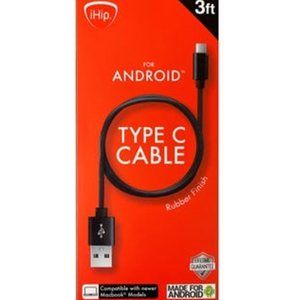 iHip 3 FT Type-C Charging Cable Made For Most Macbook Models And Android Phones